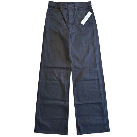 Joe’s Jeans Mia High Rise Wide Leg Jeans Size 29 NWT Black Noir Tall Friendly - Picture 3 of 10